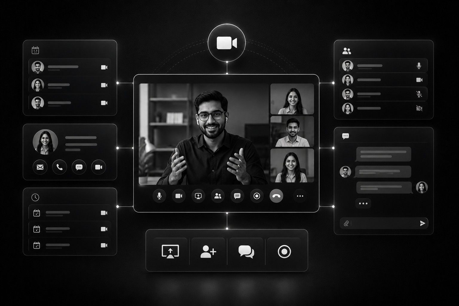 Integrated Online Meetings (Zoom)
