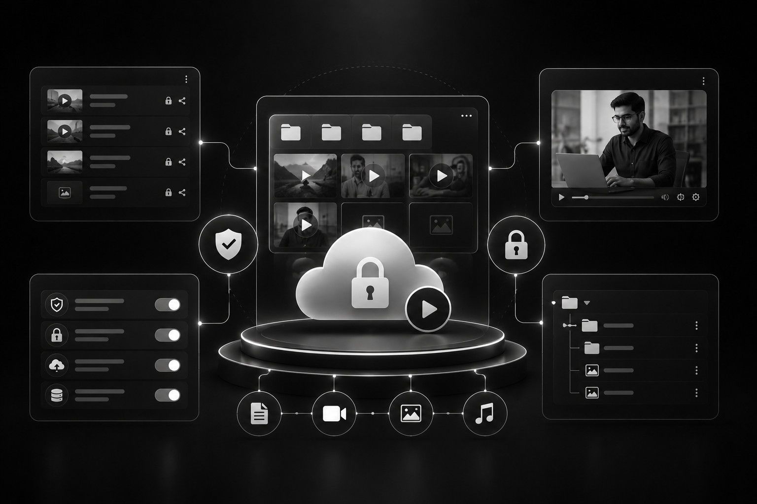 Secure Media & Video Storage