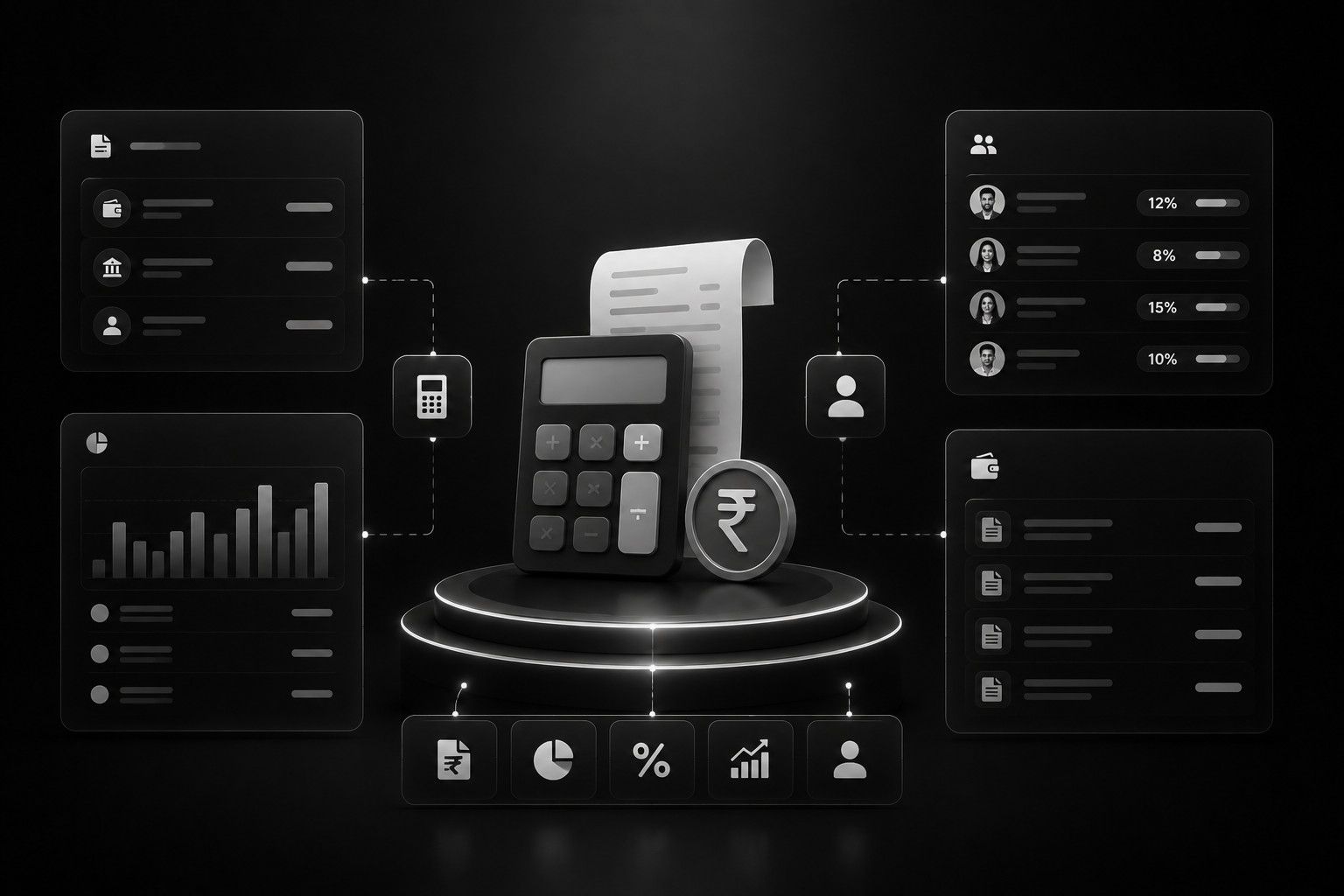 Built-in Accounting & Commission Management