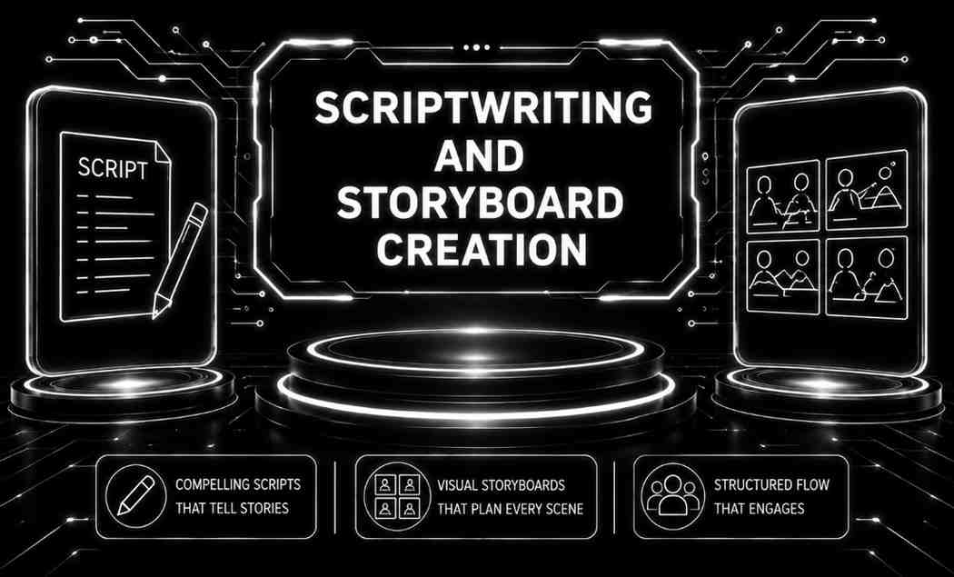 Scriptwriting and Storyboard creation