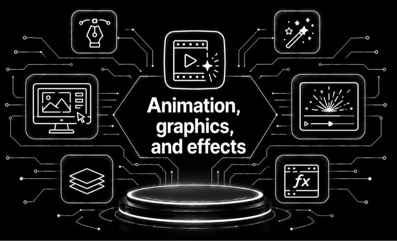 Animation, graphics, and effects
